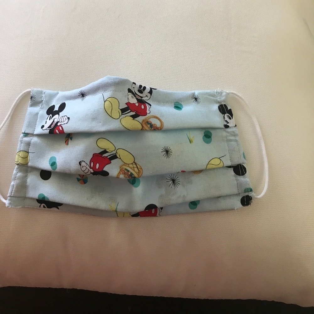 Hand made face masks made by my young daughter